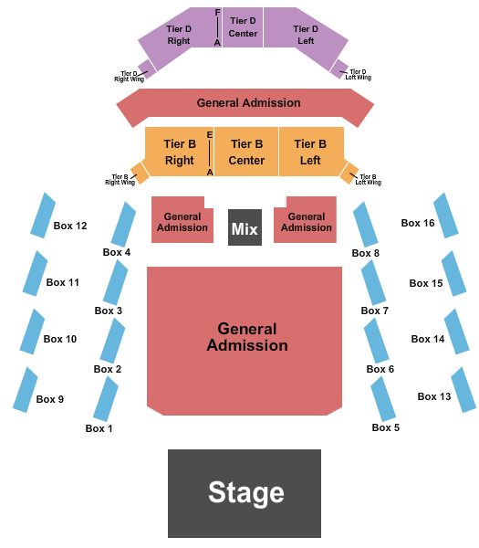 The Anthem The Flaming Lips Seating Chart